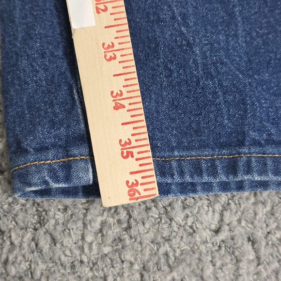 Wrangler Jeans Mens Blue Denim Straight Leg Classic Western W Stitch Five Pocket - Picture 5 of 5